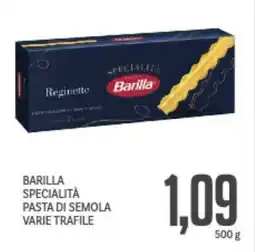 Supermercati Piccolo Barilla specialità pasta di semola varie trafile offerta