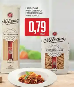 Supermercati Piccolo La molisana pasta di semola formati normali varie trafile offerta