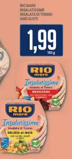 Supermercati Piccolo Rio mare insalatissime insalata di tonno vari gusti offerta