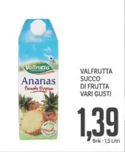 Supermercati Piccolo Valfrutta succo di frutta vari gusti offerta