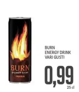 Supermercati Piccolo Burn energy drink vari gusti offerta