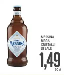 Supermercati Piccolo Messina birra cristalli di sale offerta