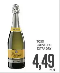 Supermercati Piccolo Toso prosecco extra dry offerta