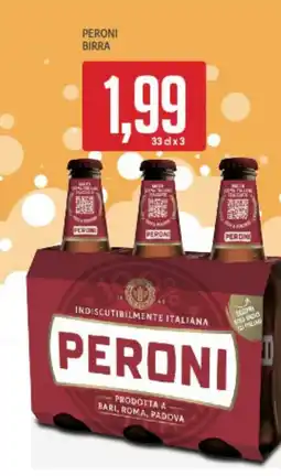 Supermercati Piccolo Peroni birra offerta