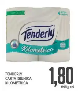 Supermercati Piccolo Tenderly carta igienica kilometrica offerta