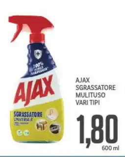 Supermercati Piccolo Ajax sgrassatore mulituso vari tipi offerta