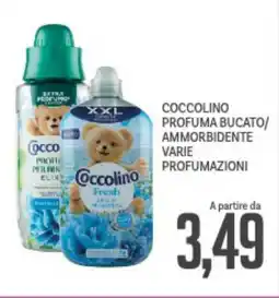 Supermercati Piccolo Coccolino profuma bucato/ ammorbidente varie profumazioni offerta