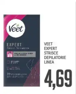 Supermercati Piccolo Veet expert strisce depilatorie linea offerta