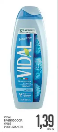 Supermercati Piccolo Vidal bagnodoccia varie profumazioni offerta