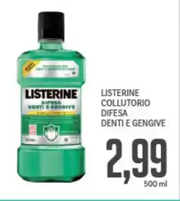 Supermercati Piccolo Listerine collutorio difesa denti e gengive offerta