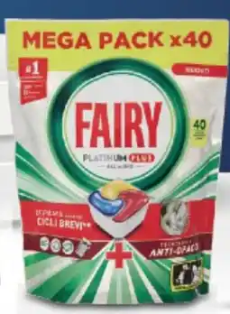 Supermercati Piccolo Fairy detergente lavastoviglie platinum vari tipi offerta
