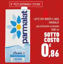 Conad Latte uht bontà e linea PARMALAT offerta