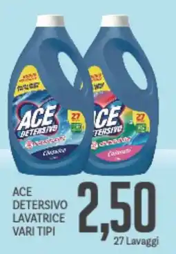 Supermercati Piccolo Ace detersivo lavatrice vari tipi offerta