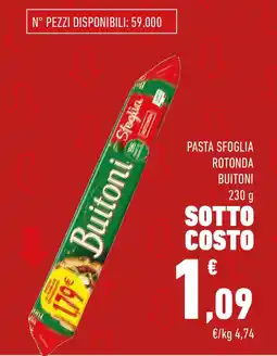 Conad Pasta sfoglia rotonda BUITONI offerta