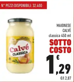 Conad Maionese CALVÈ classica offerta