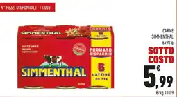 Conad Carne SIMMENTHAL offerta