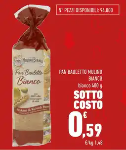 Conad Pan bauletto MULINO BIANCO offerta
