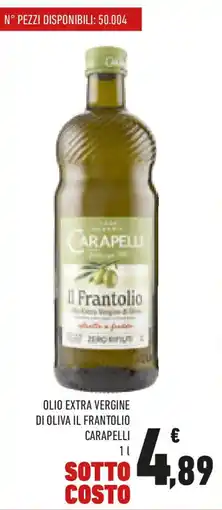 Conad Olio extra vergine di oliva il frantolio CARAPELLI offerta