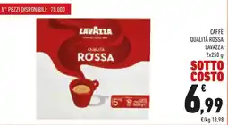 Conad Caffè qualità rossa LAVAZZA offerta