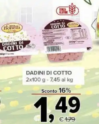 Todis Casa Bonelli Dadini Di Cotto 2x100g offerta