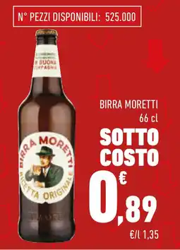 Conad Birra MORETTI offerta