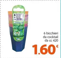 Famila 6 bicchieri da cocktail da cc 420 offerta
