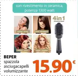 Famila beper SPAZZOLA ASCIUGACAPELLI VOLUMIZZANTE offerta