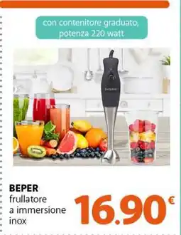 Famila BEPER frullatore a immersione inox offerta