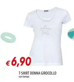 Famila T-SHIRT DONNA GIROCOLLO offerta