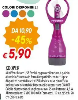 Famila KOOPER offerta
