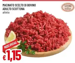 Famila Macinato Scelto di Bovino Adulto Scottona offerta