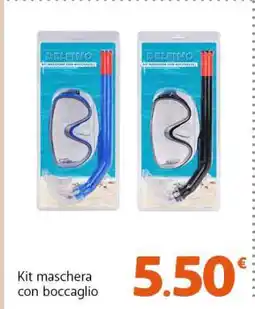 Famila Kit maschera con boccaglio offerta