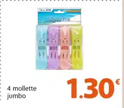 Famila 4 mollette jumbo offerta