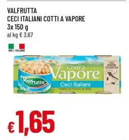 Famila VALFRUTTA CECI ITALIANI COTTI A VAPORE offerta