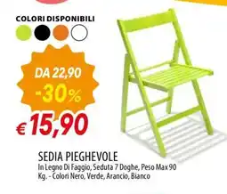 Famila Sedia pieghevole offerta