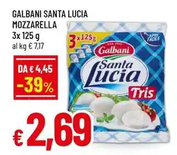 Famila Galbani Santa Lucia Mozzarella offerta