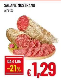 Famila Salame Nostrano offerta