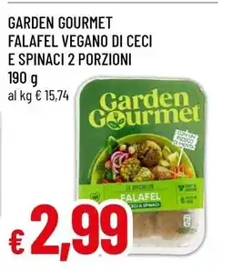 Famila GARDEN GOURMET FALAFEL VEGANO DI CECI E SPINACI 2 PORZIONI offerta