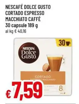 Famila NESCAFÉ DOLCE GUSTO CORTADO ESPRESSO MACCHIATO CAFFÈ offerta
