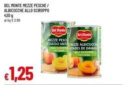 Famila DEL MONTE MEZZE PESCHE / ALBICOCCHE ALLO SCIROPPO offerta
