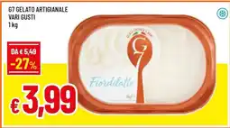 Famila G7 GELATO ARTIGIANALE VARI GUSTI offerta