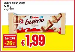 Famila Kinder Bueno White offerta