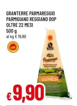 Famila GRANTERRE PARMAREGGIO PARMIGIANO REGGIANO DOP OLTRE 22 MESI offerta