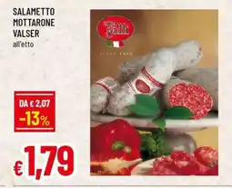 Famila SALAMETTO MOTTARONE VALSER offerta