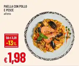 Famila PAELLA CON POLLO E PESCE offerta