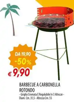 Famila BARBECUE A CARBONELLA ROTONDO offerta