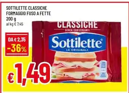 Famila Sottilette Classiche Formaggio Fuso a Fette offerta
