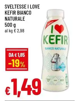 Famila Sveltesse I Love Kefir Bianco Naturale offerta