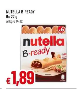 Famila Nutella B-Ready offerta