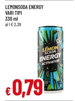Famila LEMONSODA ENERGY VARI TIPI offerta
